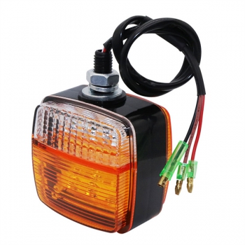 Forklift double-sided warning light